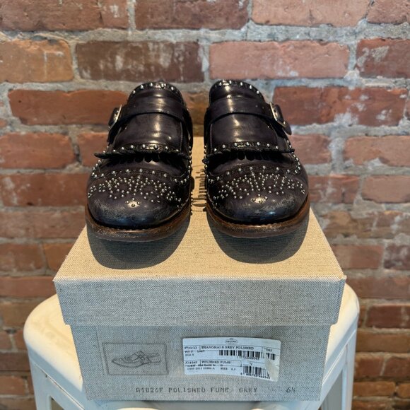 Church’s Shanghai 8 Studded Monk Strap Polished Fumé - Picture 2 of 6